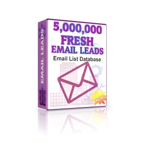 Five Million Fresh Email Leads
